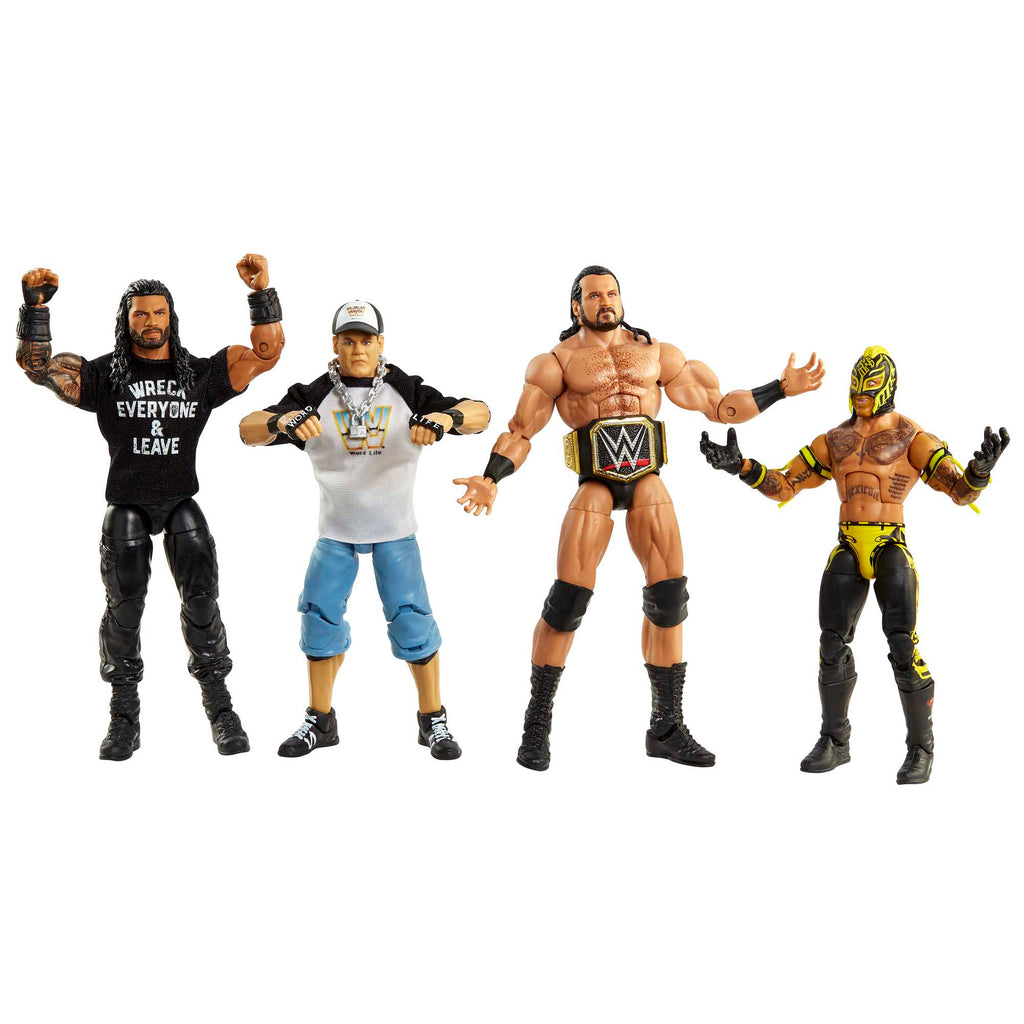 WWE Elite Koleksiyonu Aksiyon Figürleri ve Aksesuarlar, koleksiyona uygun 15 cm'lik figür seti (Stilller çeşitlilik gösterebilir)