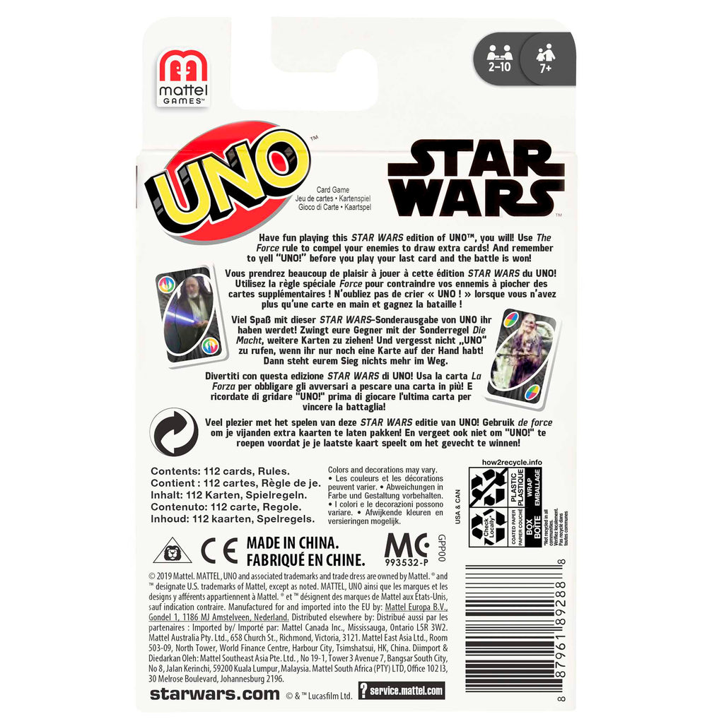 UNO Star Wars Kartlar