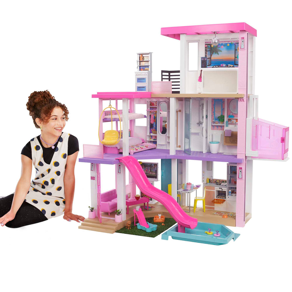 Barbie'nin Rüya Evi (115 cm), 75'ten Fazla Aksesuarı Bulunan, 3 Katlı, 3-7 Yaş Arası Kızlar İçin GRG93