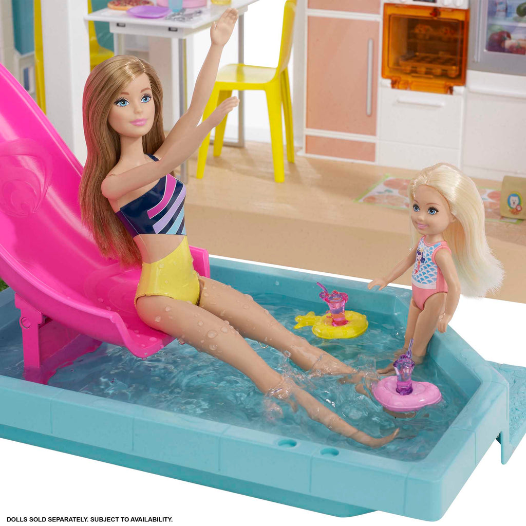 Barbie'nin Rüya Evi (115 cm), 75'ten Fazla Aksesuarı Bulunan, 3 Katlı, 3-7 Yaş Arası Kızlar İçin GRG93