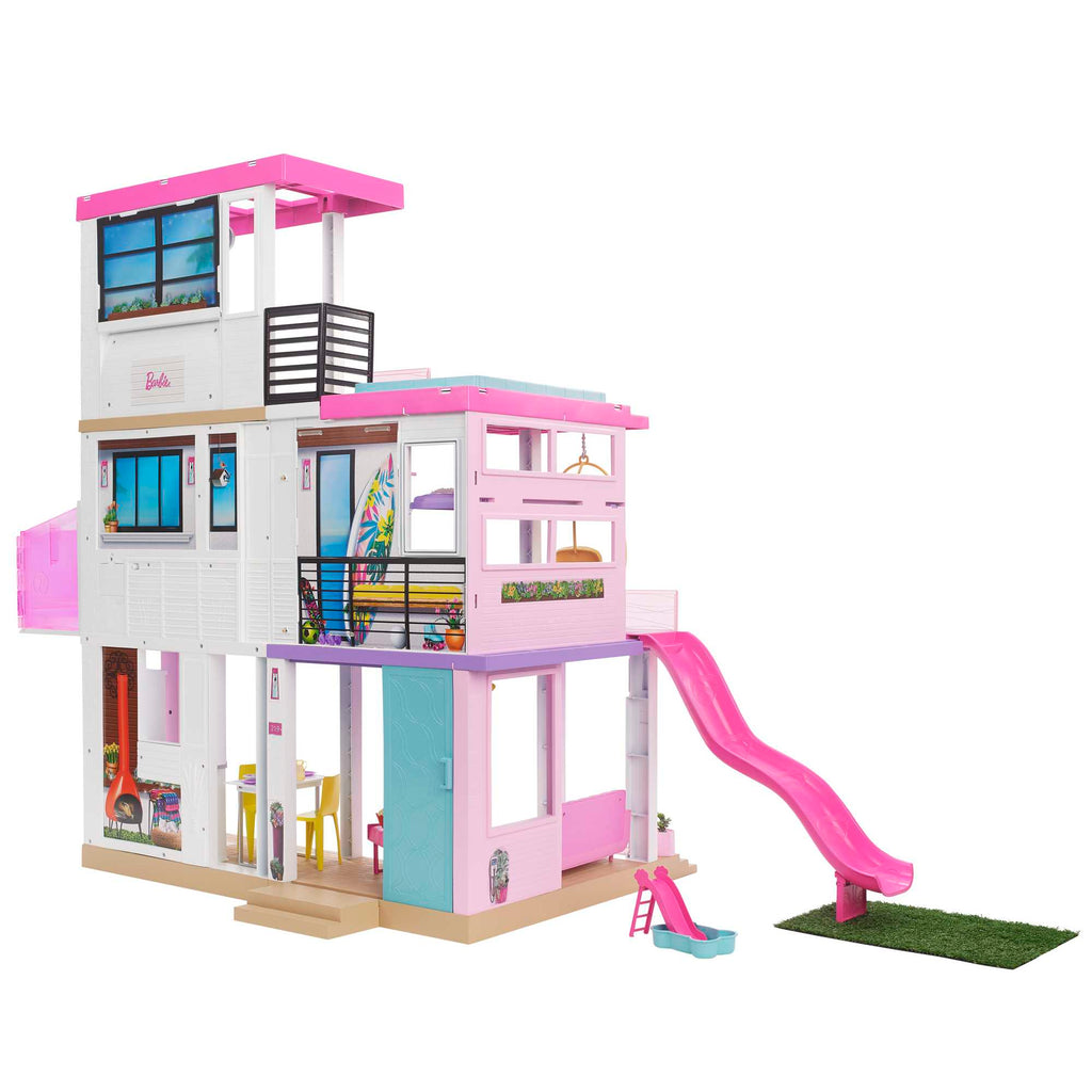 Barbie'nin Rüya Evi (115 cm), 75'ten Fazla Aksesuarı Bulunan, 3 Katlı, 3-7 Yaş Arası Kızlar İçin GRG93