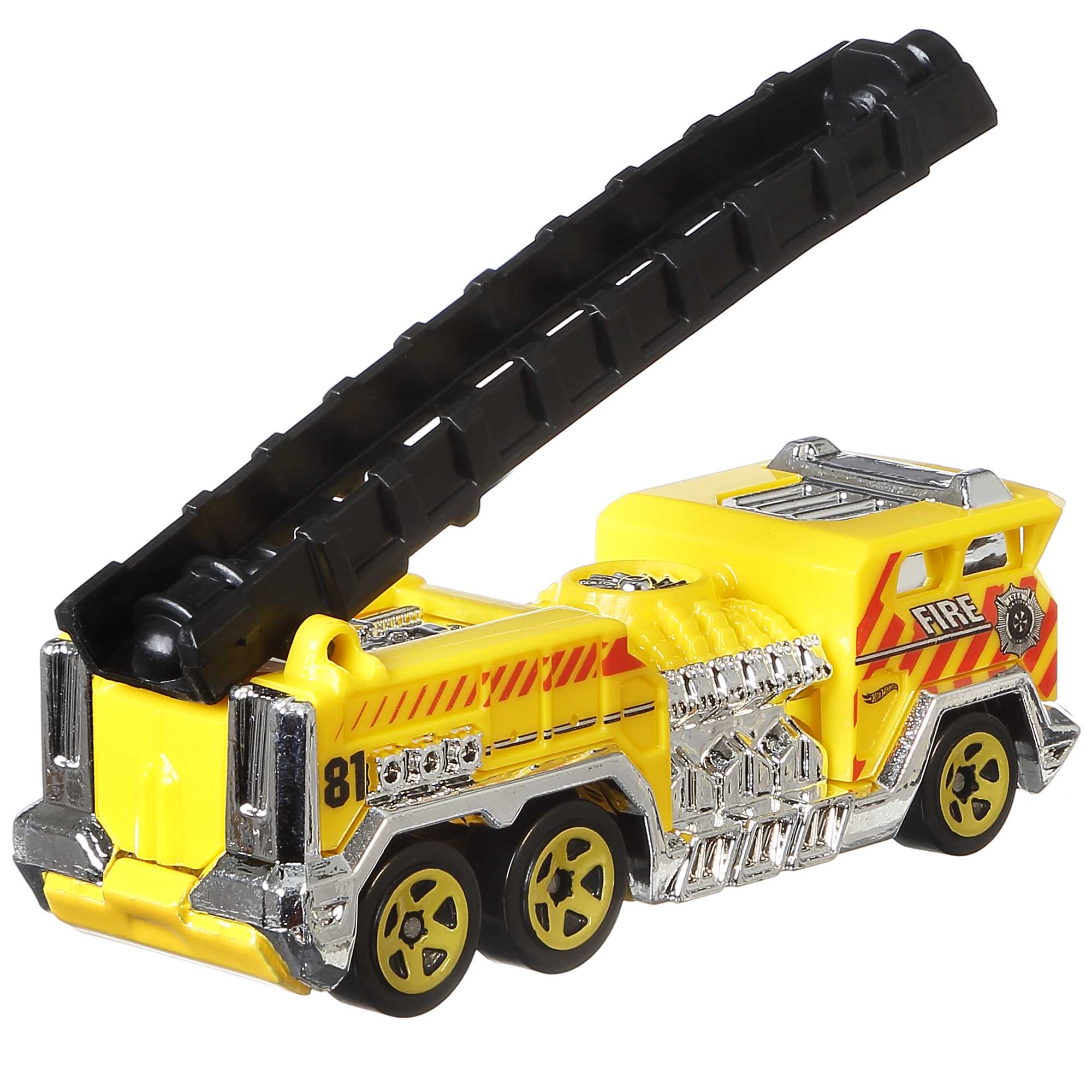 Hot Wheels® Monster Trucks 1:64 ölçekli araçlar, 2'li paket; 1 adet metal Monster Truck aracı ve 1 adet araba