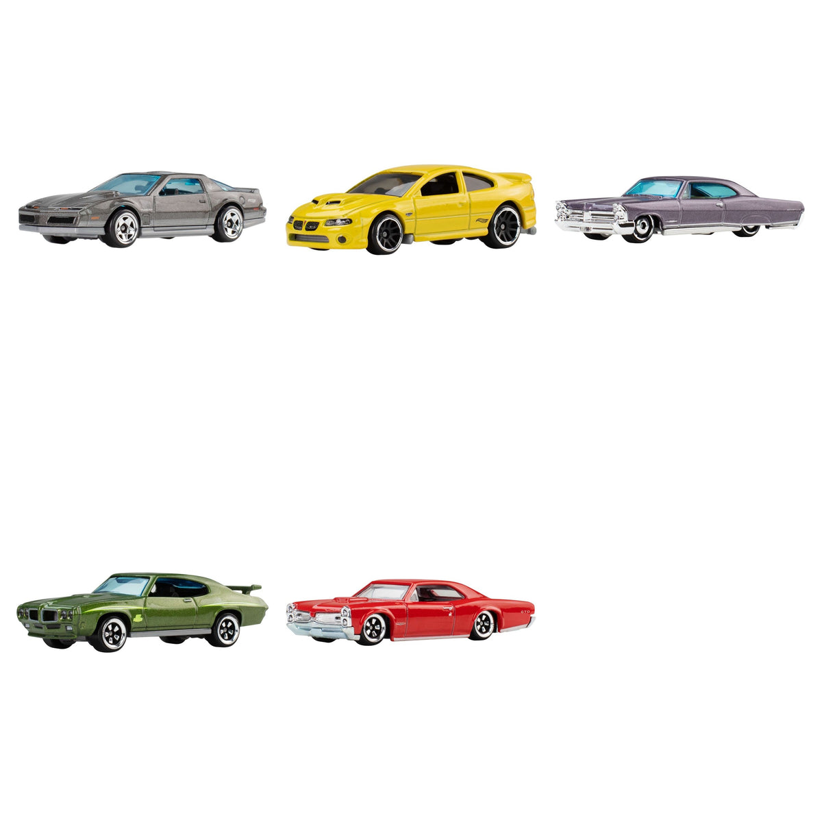 Hot Wheels Pontiac Serisi 1:64 Model Araba 5'li Set