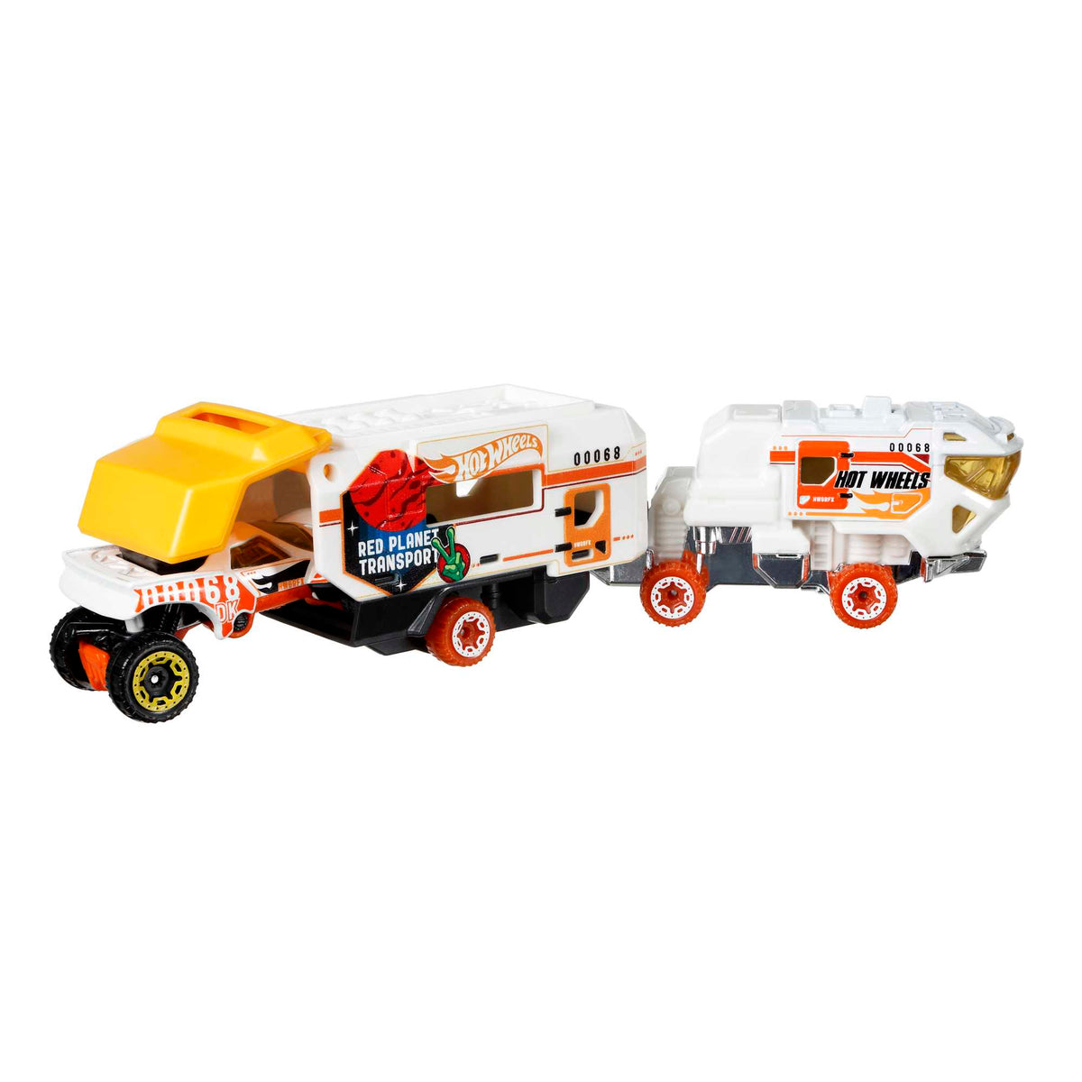 Hot Wheels Taşıyıcı Tırlar - Enerjik Ayrıntılarla Dolu Spor Arabalı Süper Tırlar - Red Planet Transport GRT99