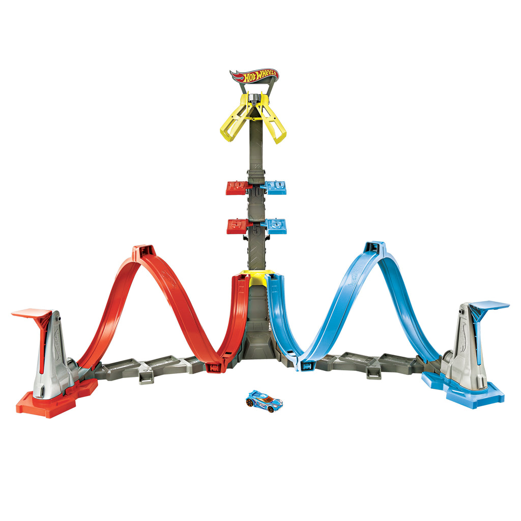 Hot Wheels Dikey Uçuş Heyecanı Pist Seti, 5-10 Yaş Arası Çocuklar İçin GRW39