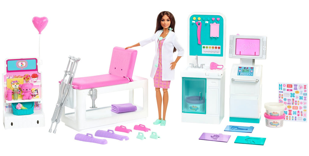 Barbie Alçı Kliniği Oyun Seti