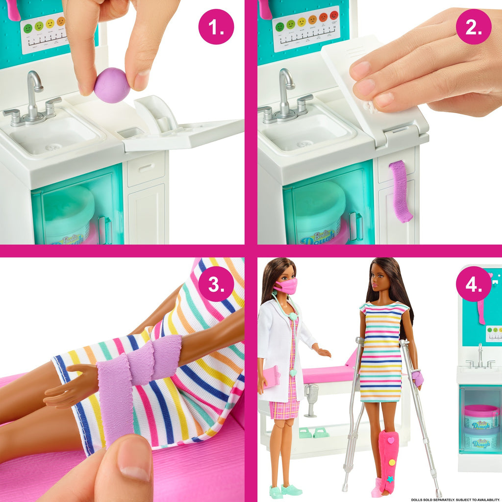 Barbie Alçı Kliniği Oyun Seti