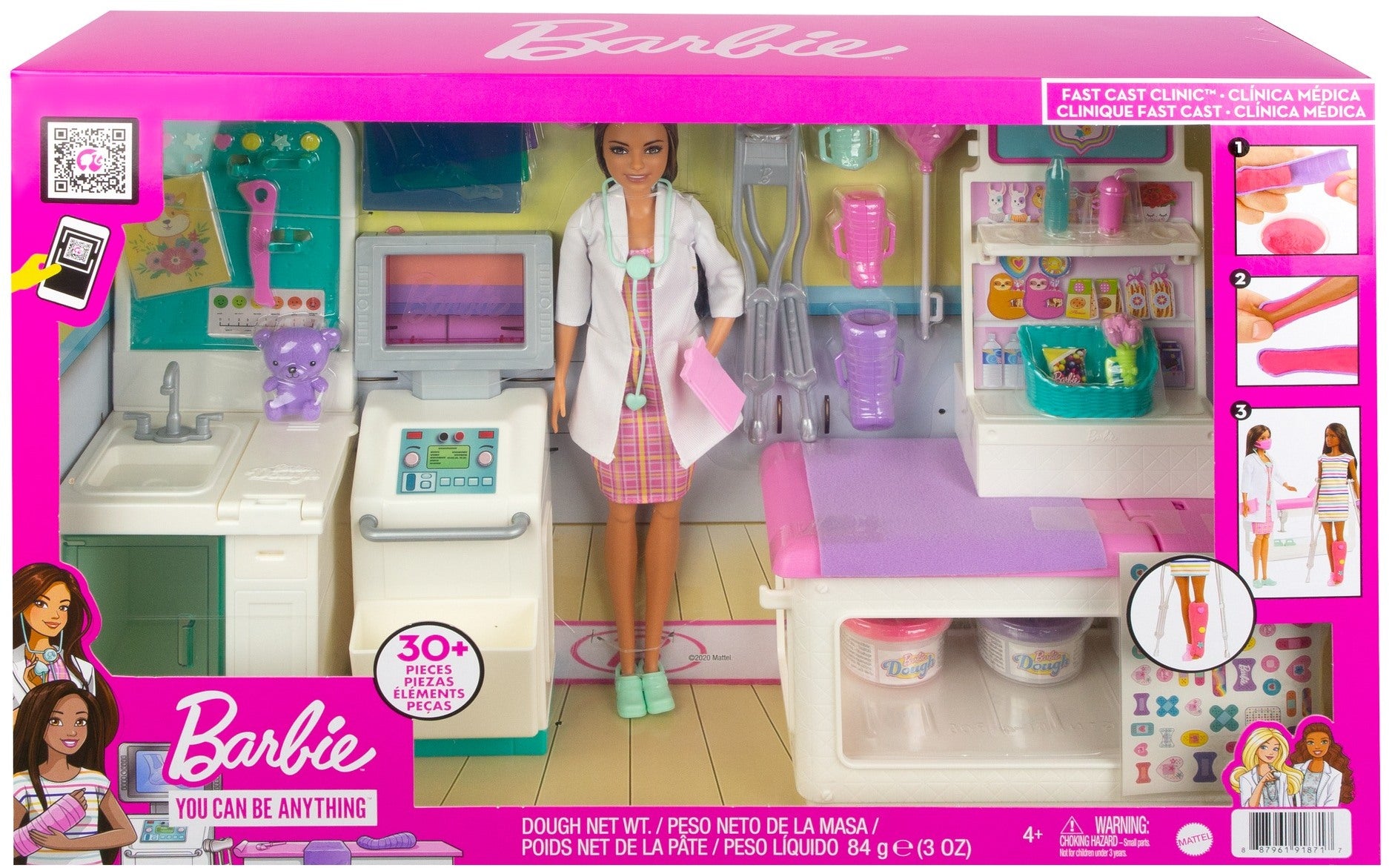 Barbie Alçı Kliniği Oyun Seti