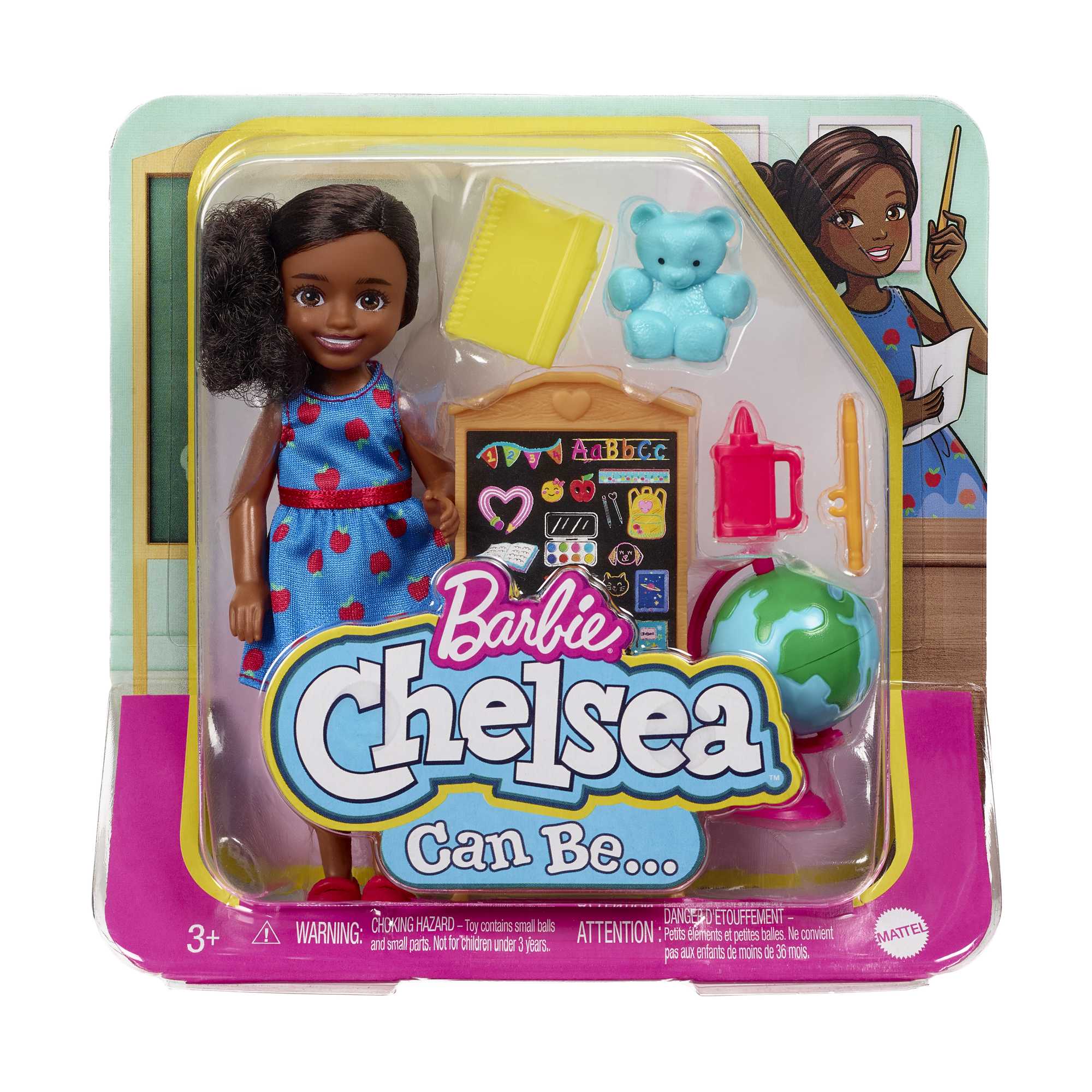 Barbie Chelsea Meslekleri Öğreniyor Bebek Serisi, Kariyer temalı kıyafet ve aksesuarları ile GTN86