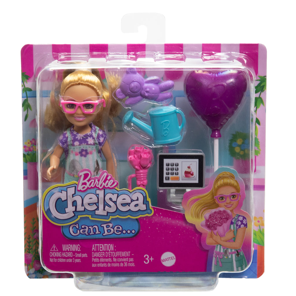 Barbie Chelsea Meslekleri Öğreniyor Bebek Serisi, Kariyer temalı kıyafet ve aksesuarları ile GTN86