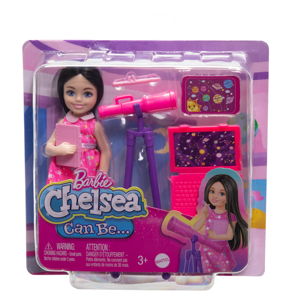 Barbie Chelsea Meslekleri Öğreniyor Bebek Serisi, Kariyer temalı kıyafet ve aksesuarları ile GTN86