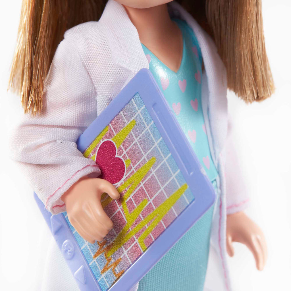 Barbie Chelsea Meslekleri Öğreniyor Bebek Serisi, Veteriner - Kariyer Temalı Kıyafeti ve Aksesuarları İle GTN88