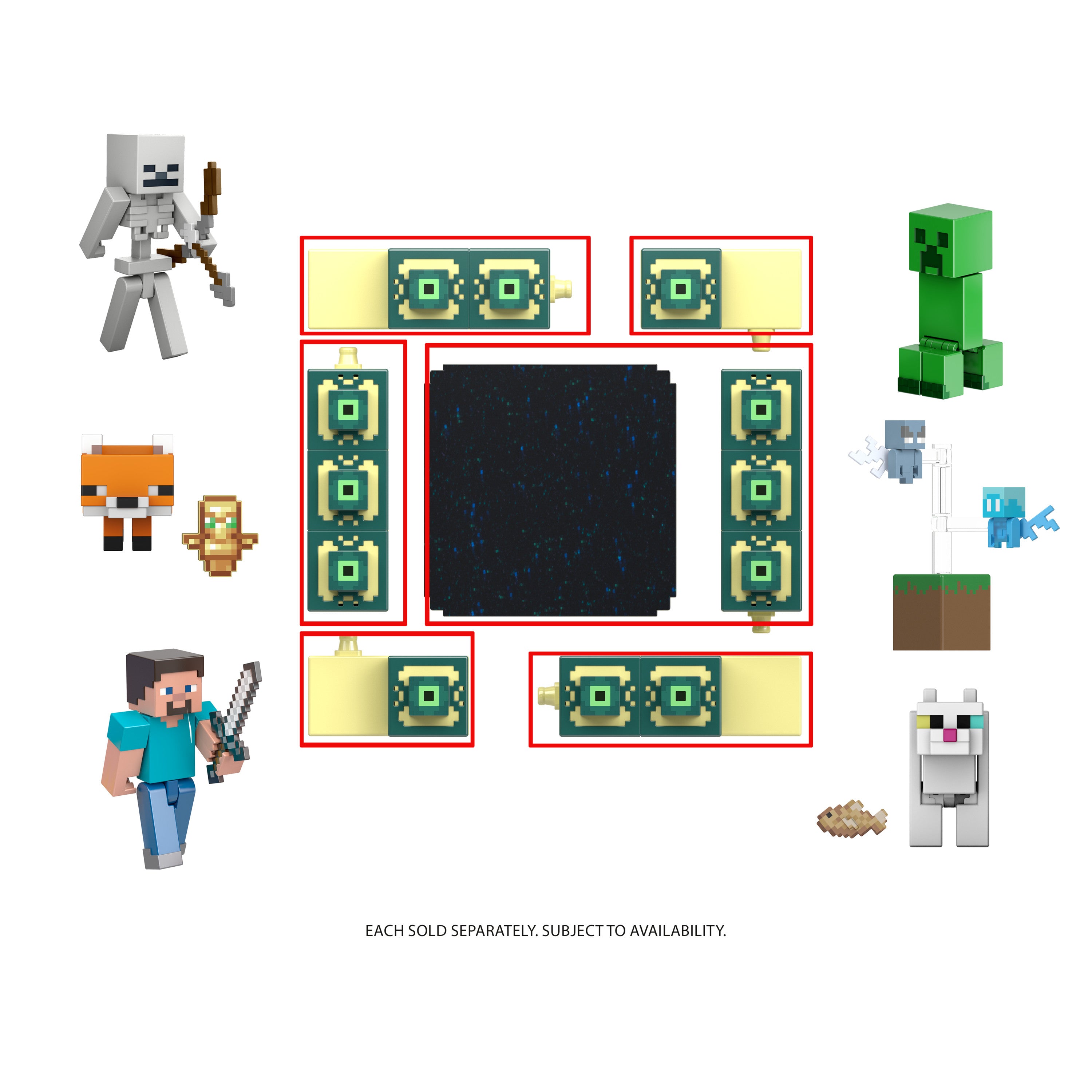 Minecraft Blok Oluştur Serisi Aksesuarlı Figürler GTP08