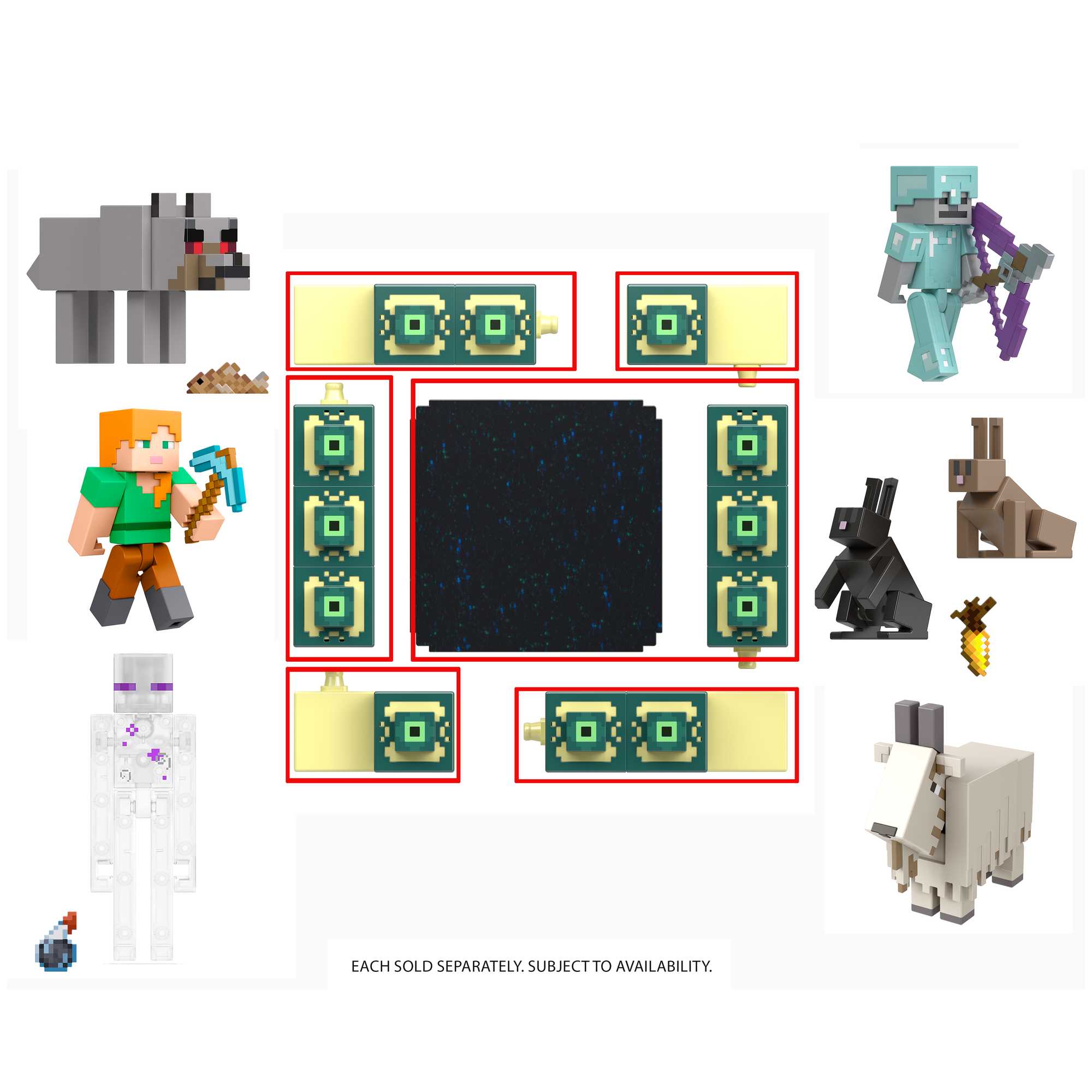 Minecraft Blok Oluştur Serisi Aksesuarlı Figürler GTP08