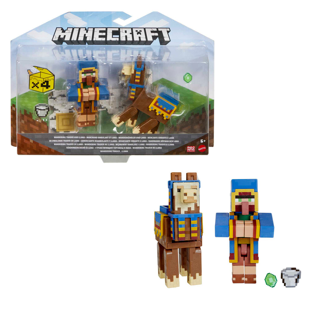 Minecraft oyuncakları | 2'li aksiyon figürü paketi | çocuklara uygun hediyeler