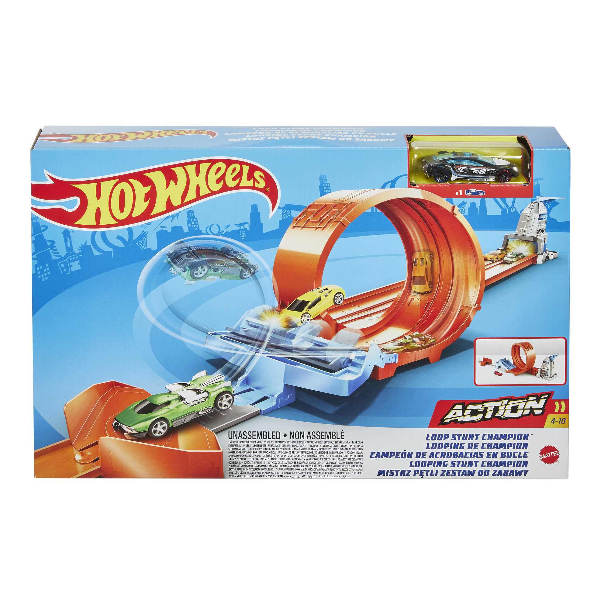Hot Wheels® Döngü Göstergesi Parkuru Oyun Seti