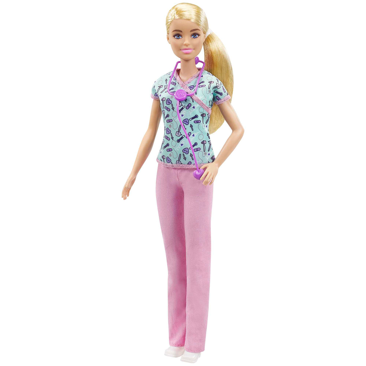 Barbie Hemşire Bebek, Sarı Saçlı, GTW39