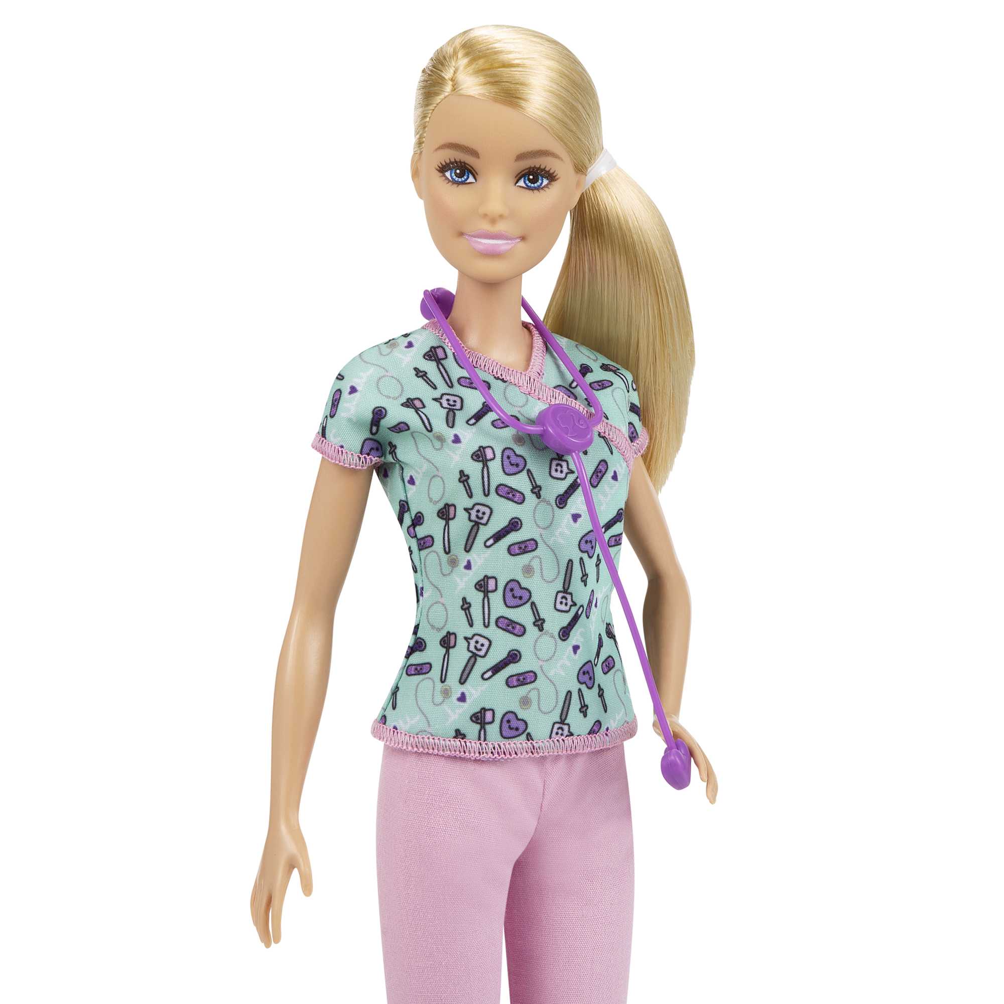 Barbie Hemşire Bebek, Sarı Saçlı, GTW39