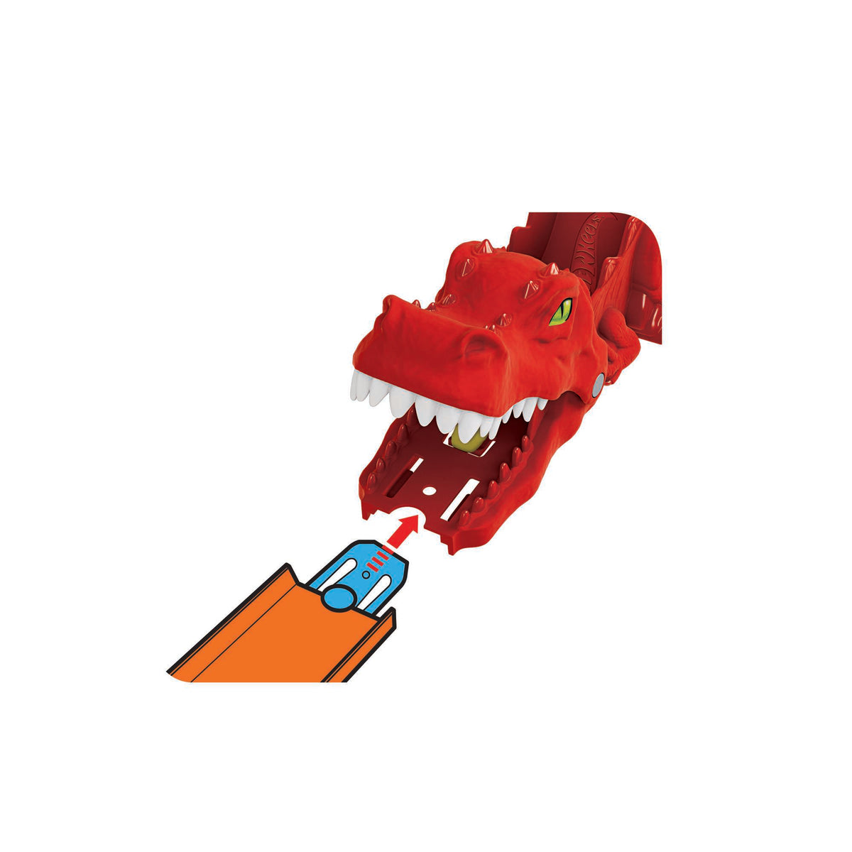 Hot Wheels Vahşi Fırlatıcı Hayvanlar Serisi, T-Rex Dinozor Fırlatıcı, GWT32