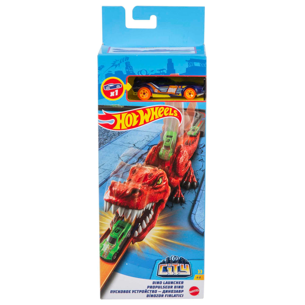 Hot Wheels Vahşi Fırlatıcı Hayvanlar Serisi, T-Rex Dinozor Fırlatıcı, GWT32