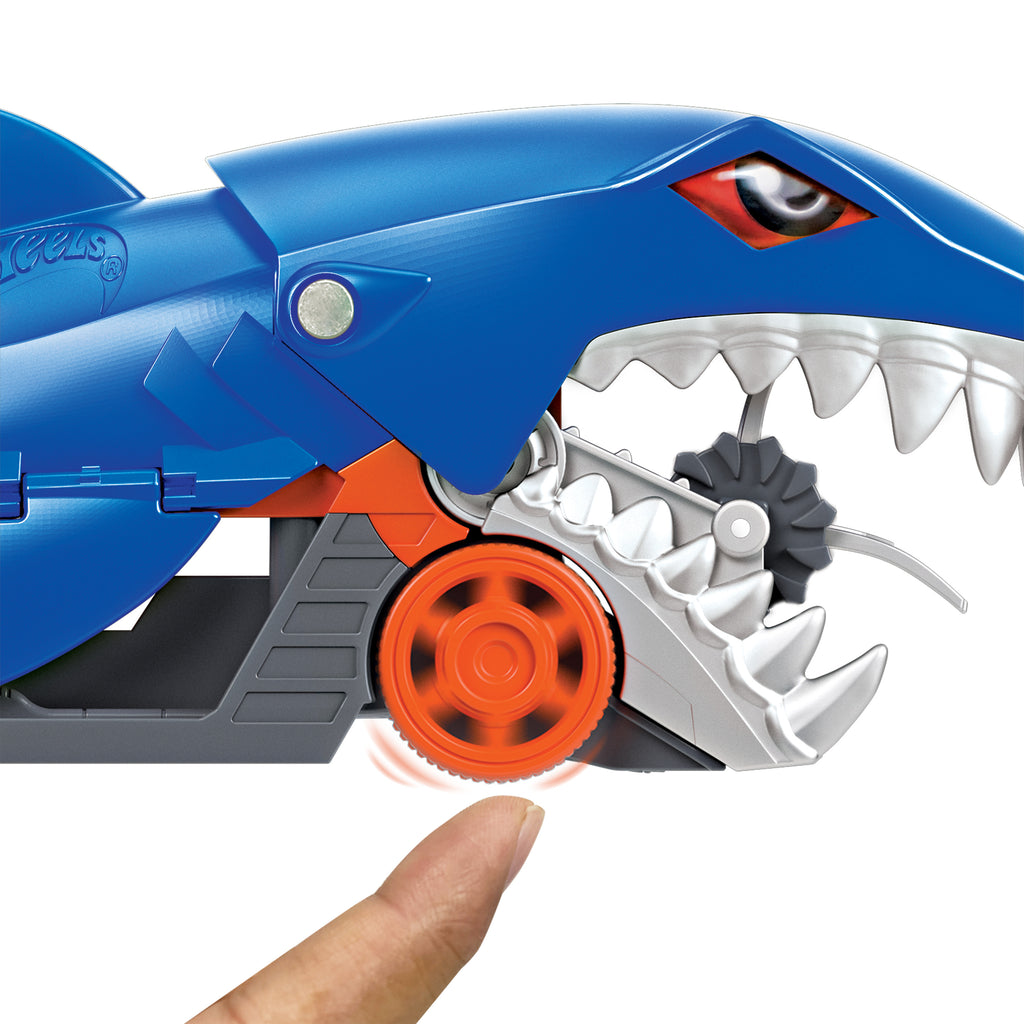 Hot Wheels Köpek Balığı Taşıyıcı Oyun Seti – 1:64 Ölçekli Araba Dahil, 4-8 Yaş