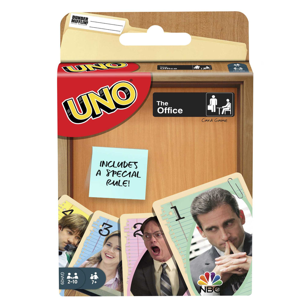 Aile ve yetişkin oyun gecelerine uygun UNO The Office Kartlar