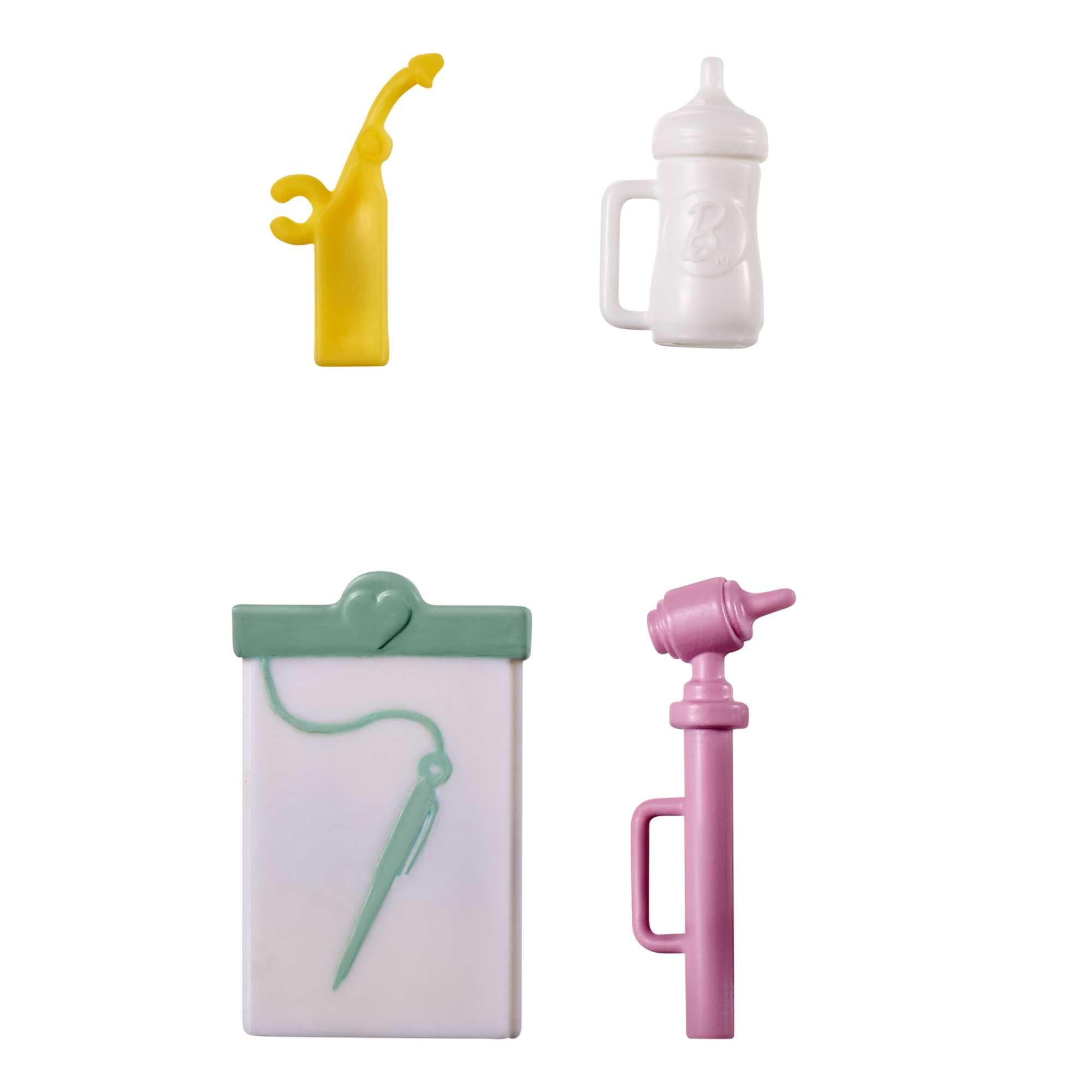 Barbie Doktor Oyun Seti, sarışın Barbie Bebek (30 cm), oyuncak bebek, stetoskop, termometre, osiloskop, çizelge, battaniye ve biberon bulunur, 3 yaş ve üzeri için mükemmel hediye GVK03