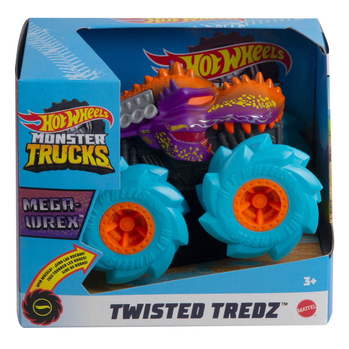 Hot Wheels Monster Trucks Twisted Tredz Çek Bırak Canavar Kamyon (Sürpriz Asorti)