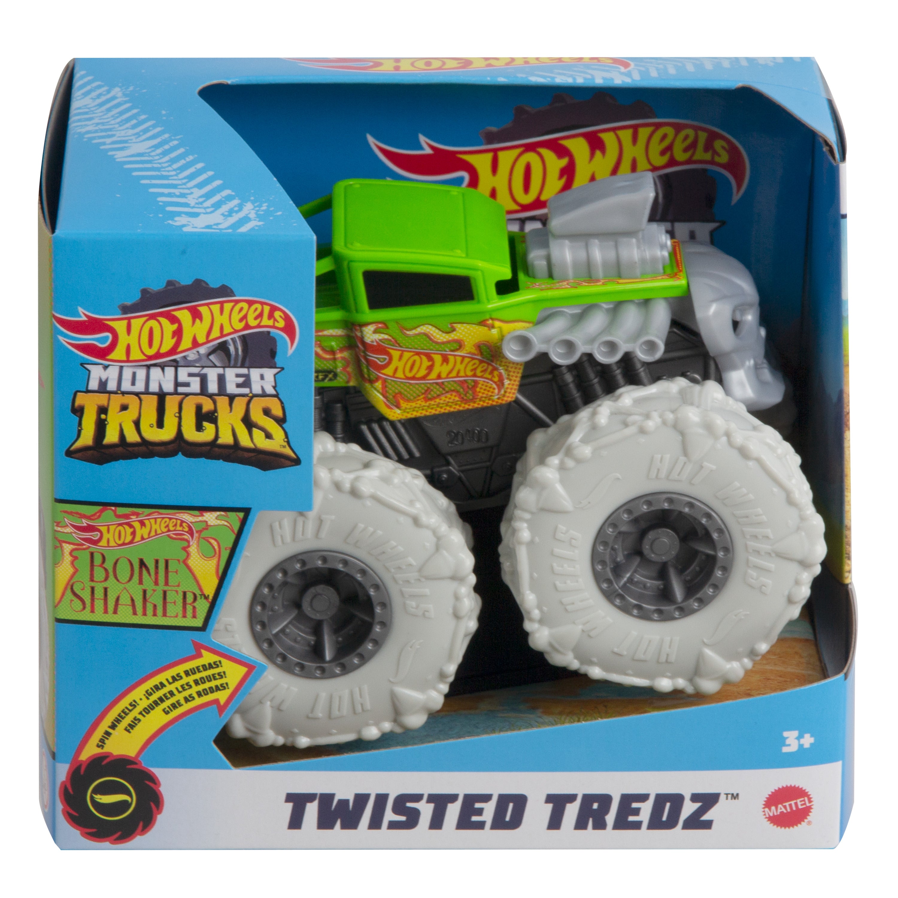 Hot Wheels Monster Trucks Twisted Tredz Çek Bırak Canavar Kamyon (Sürpriz Asorti)