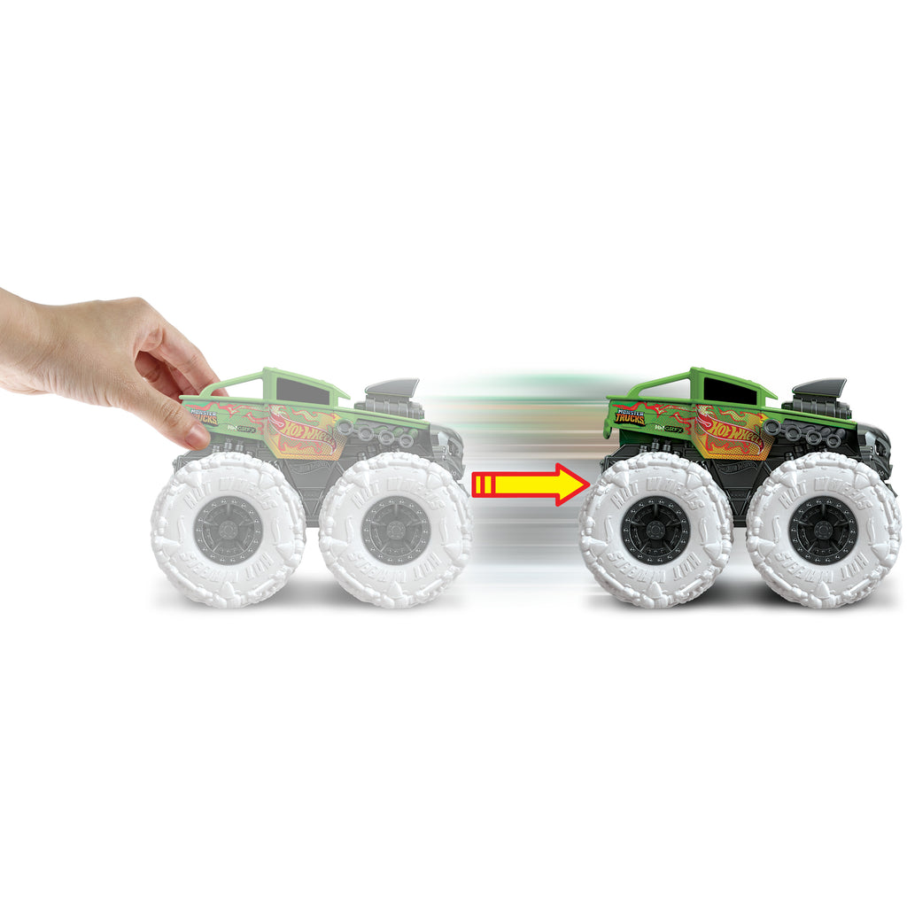 Hot Wheels Monster Trucks Twisted Tredz Bone Shaker Çek Bırak Canavar Kamyon