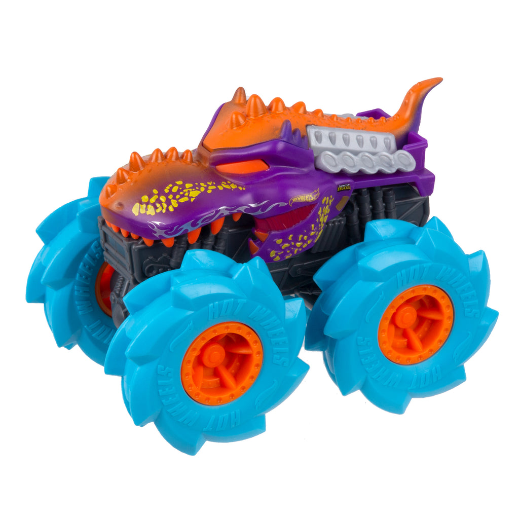 Hot Wheels Monster Trucks Twisted Tredz Mega-Wrex Çek Bırak Canavar Kamyon