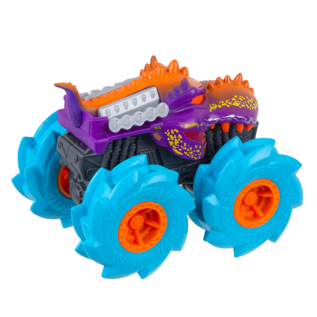 Hot Wheels Monster Trucks Twisted Tredz Mega-Wrex Çek Bırak Canavar Kamyon