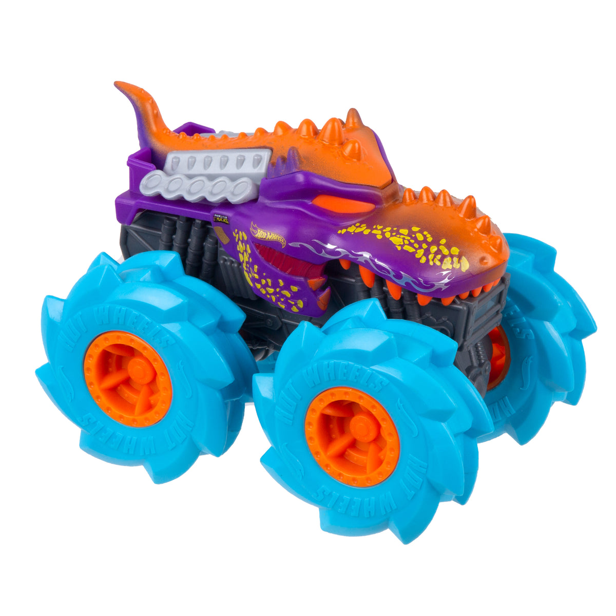 Hot Wheels Monster Trucks Twisted Tredz Mega-Wrex Çek Bırak Canavar Kamyon