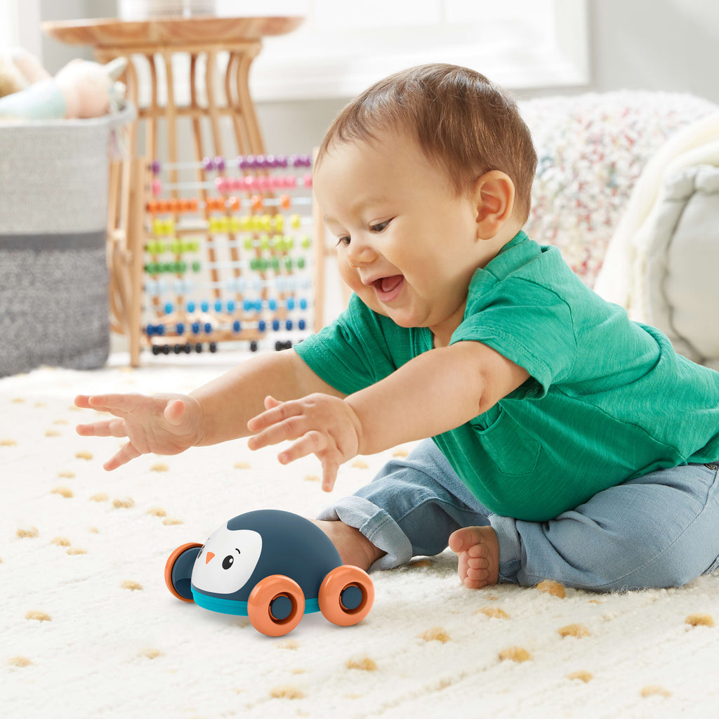 Fisher-Price 2'si 1 Arada Sevimli Hayvancıklar, Hayvan Temalı Oyuncak Araçlar - Penguen GVL64