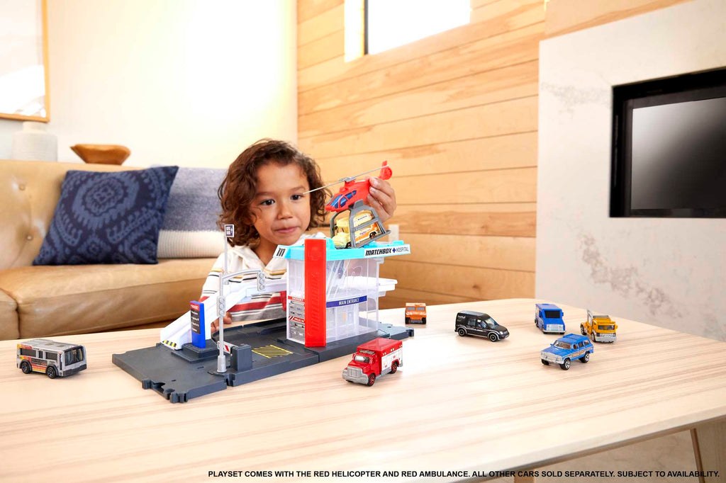 Matchbox Aksiyon Sürücüleri Oyun Seti, 1:64 Ölçekli Araç Dahil GVY82