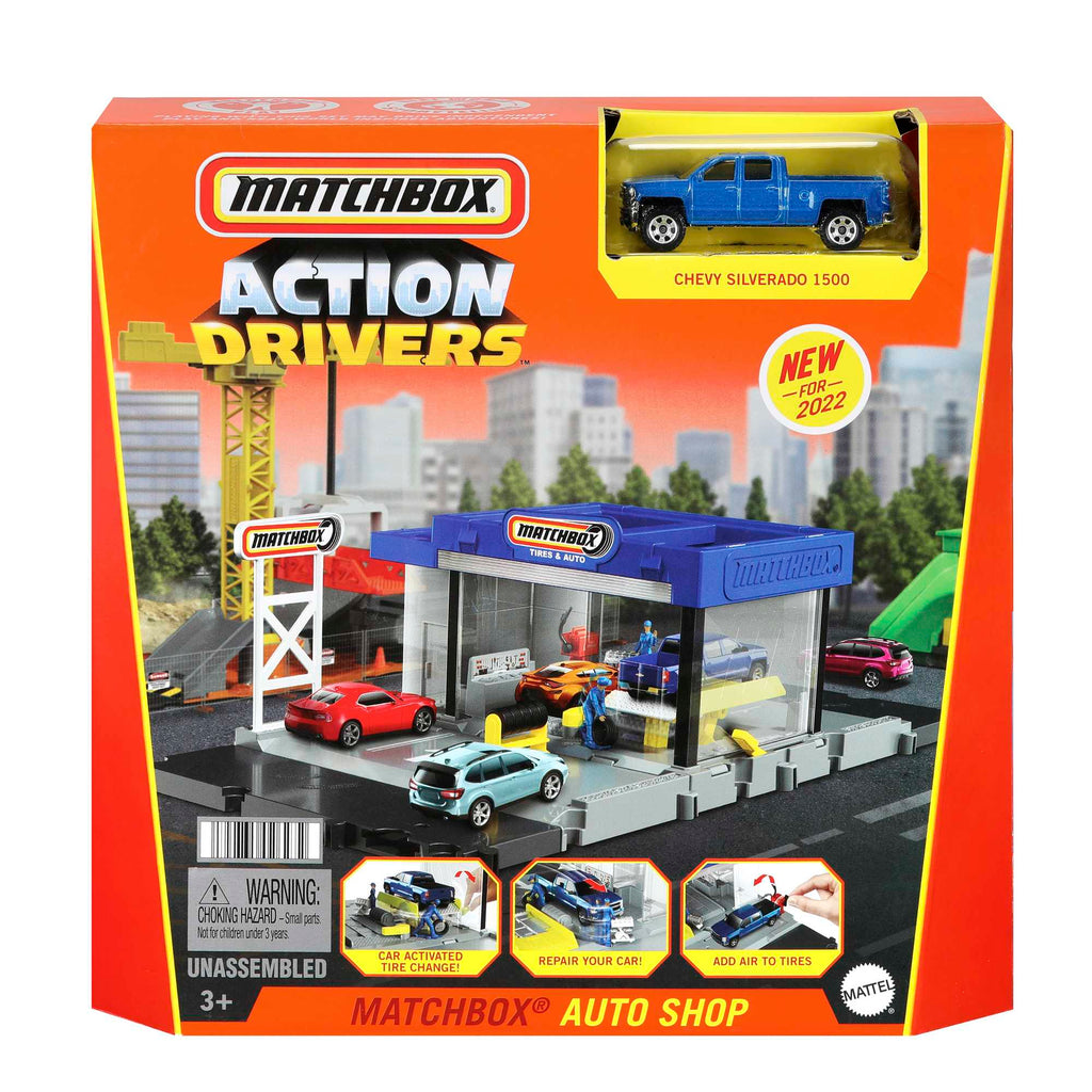 Matchbox Aksiyon Sürücüleri Oyun Seti, 1:64 Ölçekli Araç Dahil GVY82