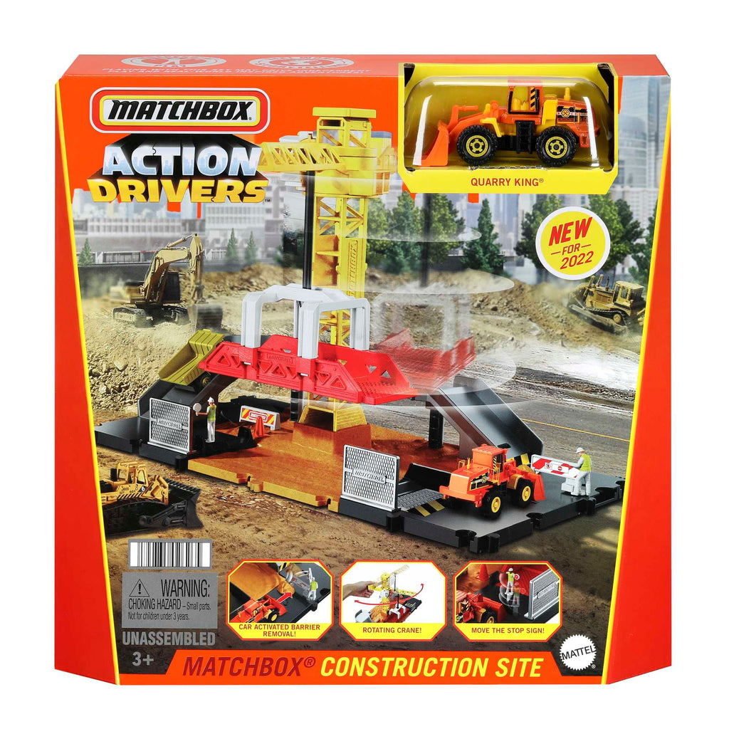 Matchbox Aksiyon Sürücüleri Oyun Seti, 1:64 Ölçekli Araç Dahil GVY82