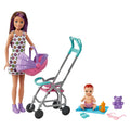 3 yaş ve üzeri çocuklar için Barbie® Skipper™ Bebek Bakıcısı™ oyun seti, bebek ve bebek arabası