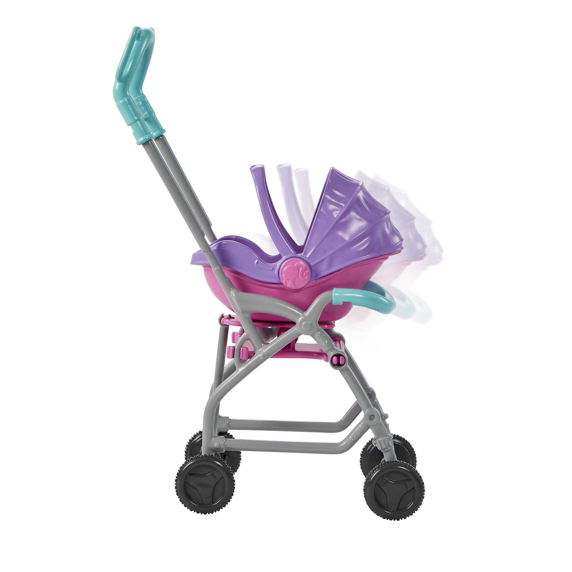 3 yaş ve üzeri çocuklar için Barbie® Skipper™ Bebek Bakıcısı™ oyun seti, bebek ve bebek arabası