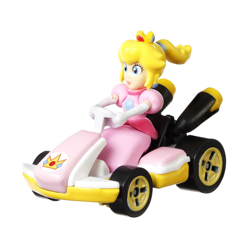Hot Wheels Mario Kart 4'lü Araç Seti (Mario, Luigi, Peach, Rosalina)