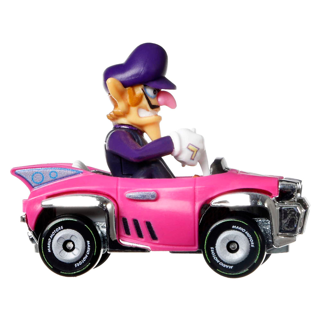 Hot Wheels Mario Kart 4'lü Araç Seti (Diddy Kong, Waluigi, Yoshi, Toad)