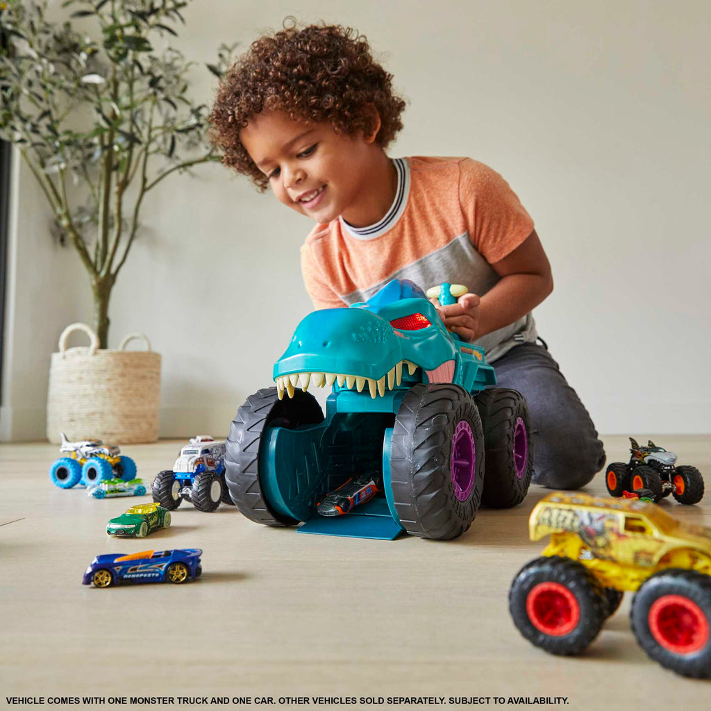 Hot Wheels Monster Trucks Araba Yiyen Mega Wrex, 3 Yaş ve Üzeri Çocuklar İçin GYL13