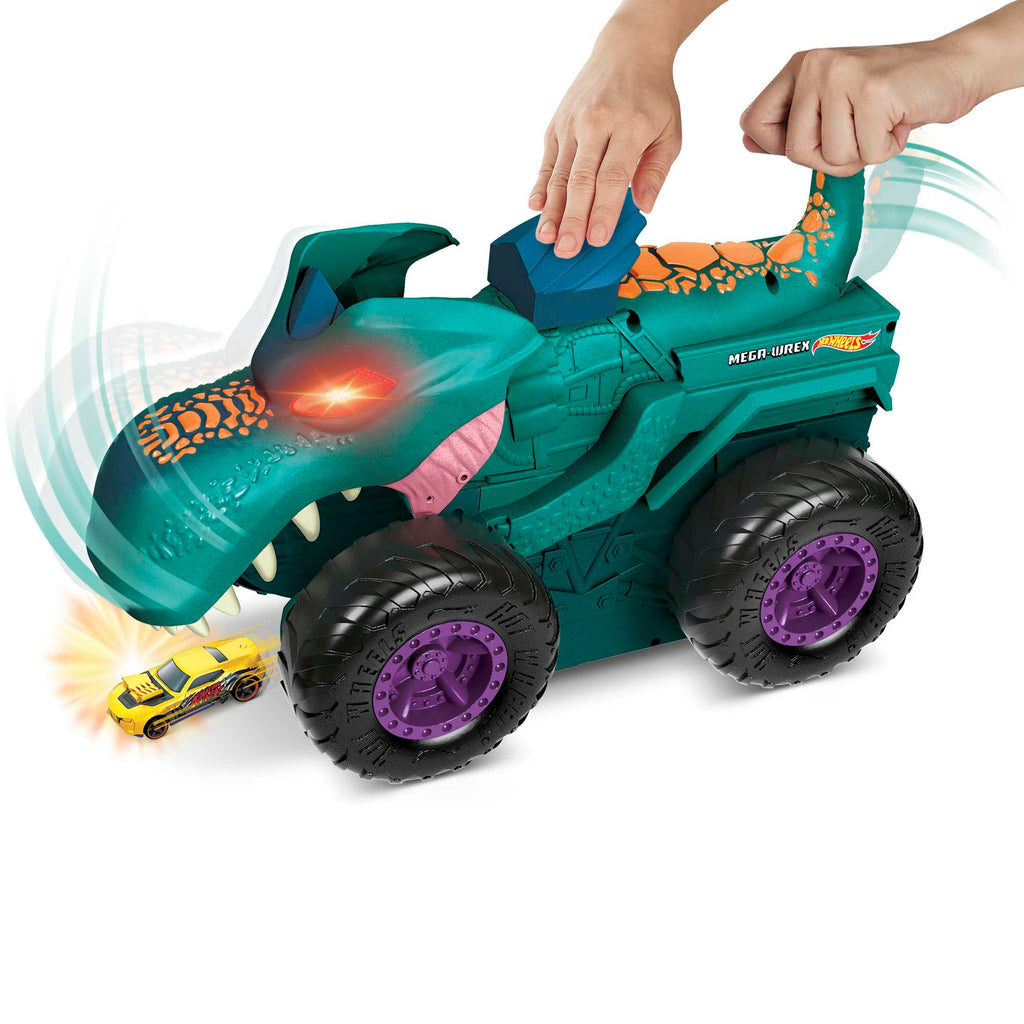 Hot Wheels Monster Trucks Araba Yiyen Mega Wrex, 3 Yaş ve Üzeri Çocuklar İçin GYL13