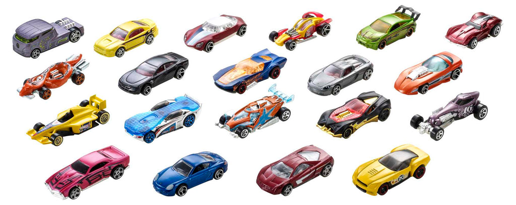 Hot Wheels Yirmili Araba Seti - Geniş Ürün Yelpazesi, Oyuncak Araba Koleksiyonu, 1:64 Ölçek H7045