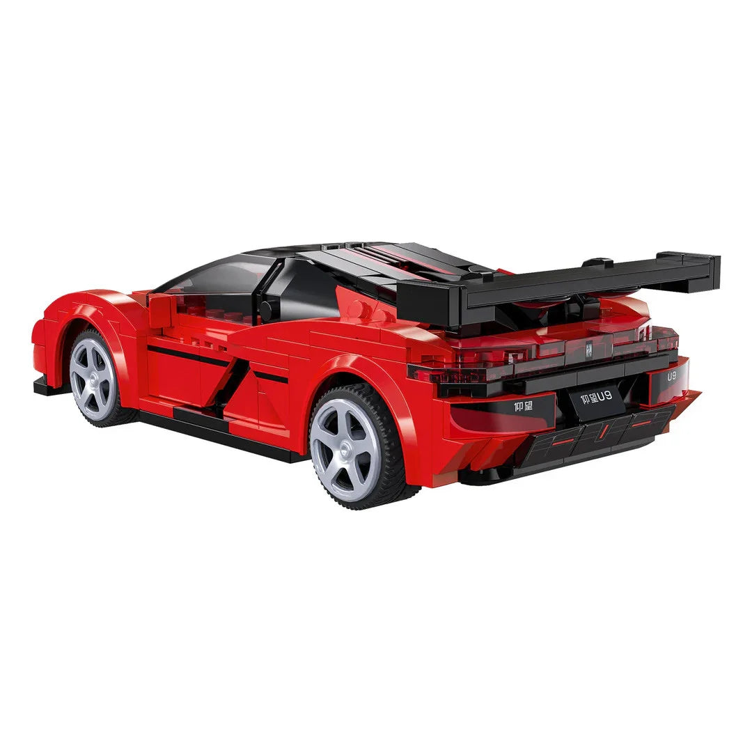 CaDA C51099W BYD Yangwang U9 299 Parça 1:20 Ölçek Uzaktan Kumandalı Yapı Bloğu Model Araba
