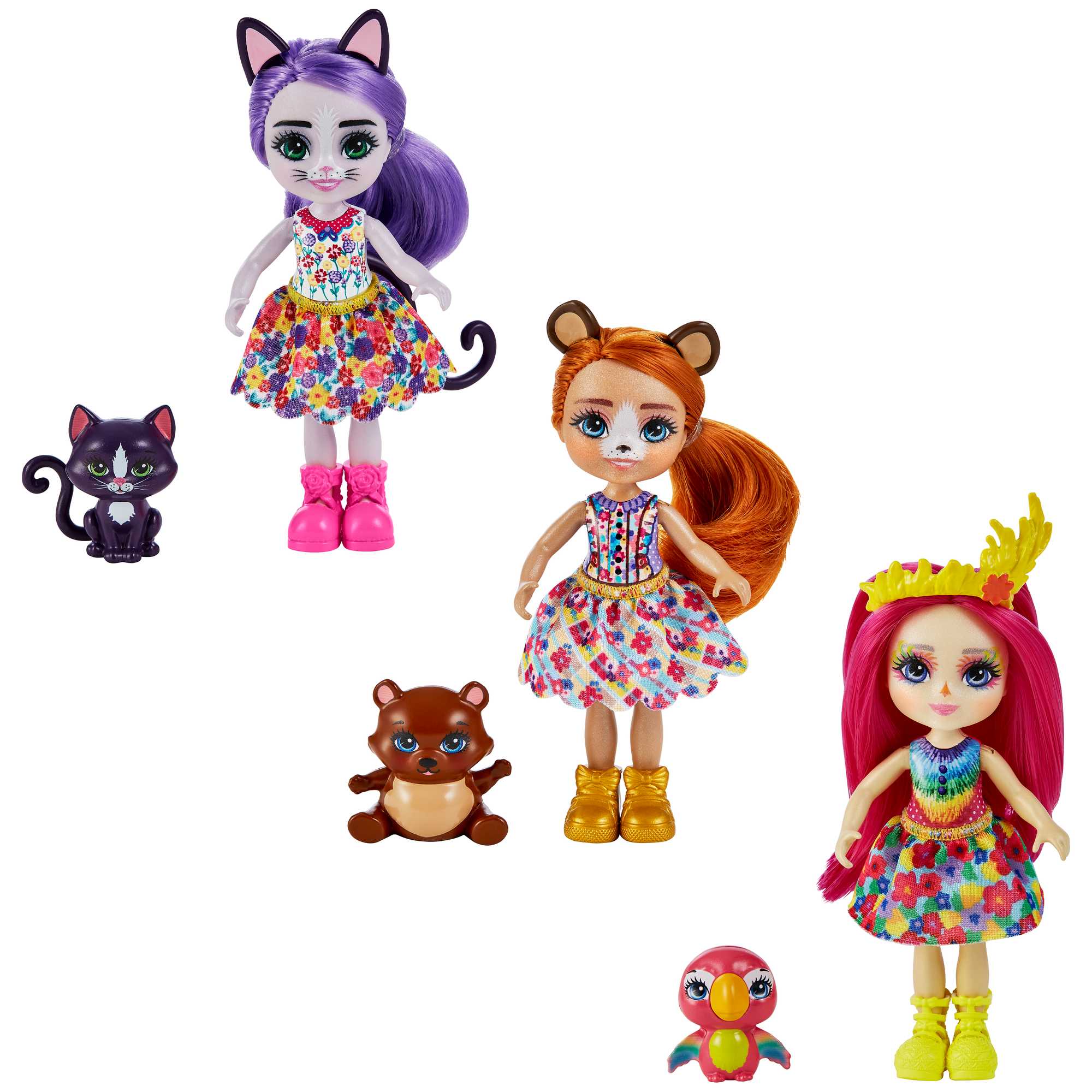 ENCHANTIMALS™ KIZ KARDEŞLER SERİSİ Bebekler