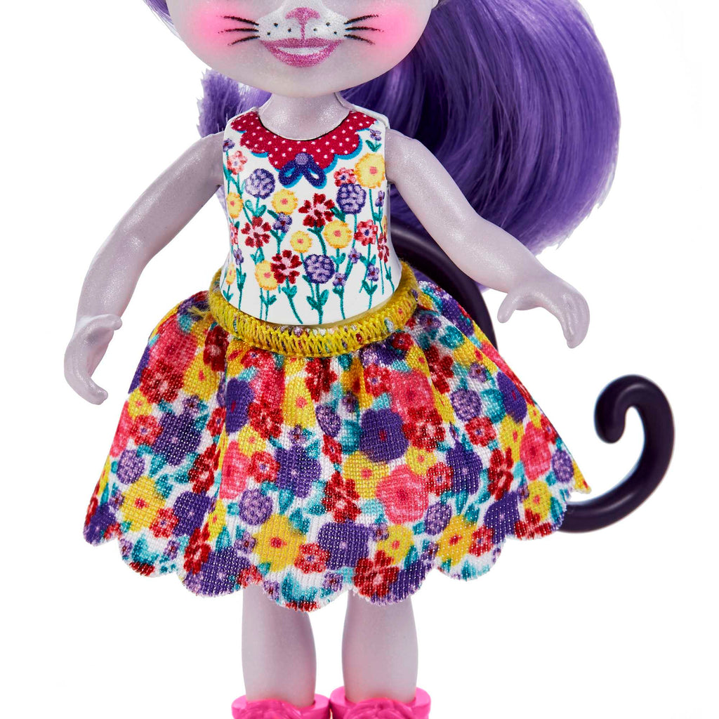 Enchantimals Minik Kız Kardeş Cabery Kedi ve Pawla