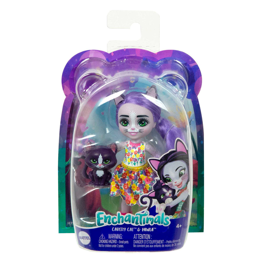 Enchantimals Minik Kız Kardeş Cabery Kedi ve Pawla