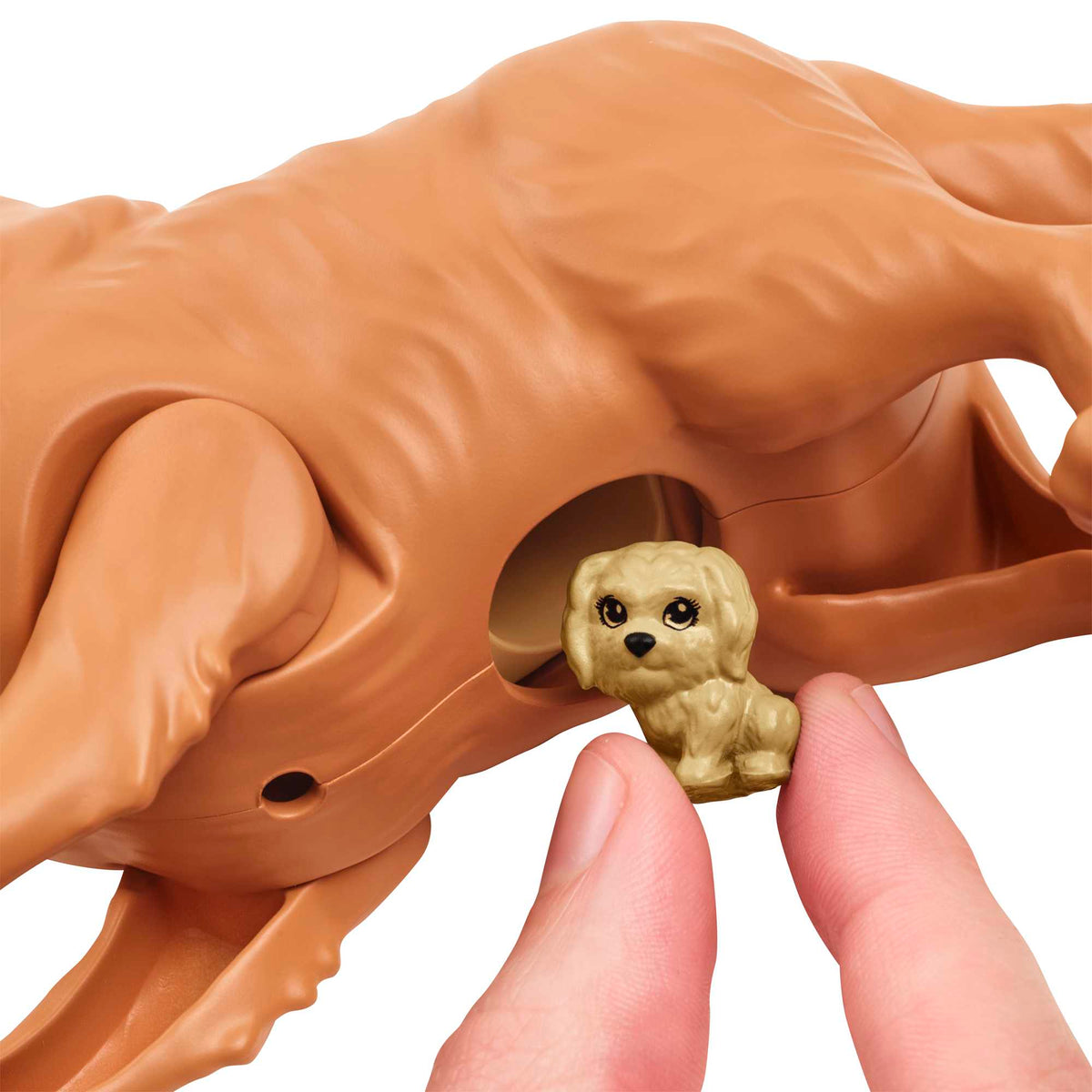 Barbie® ve Hayvan Dostları Oyun Seti, köpek, 3 yavru köpek ve aksesuarlar, 3-7 yaş
