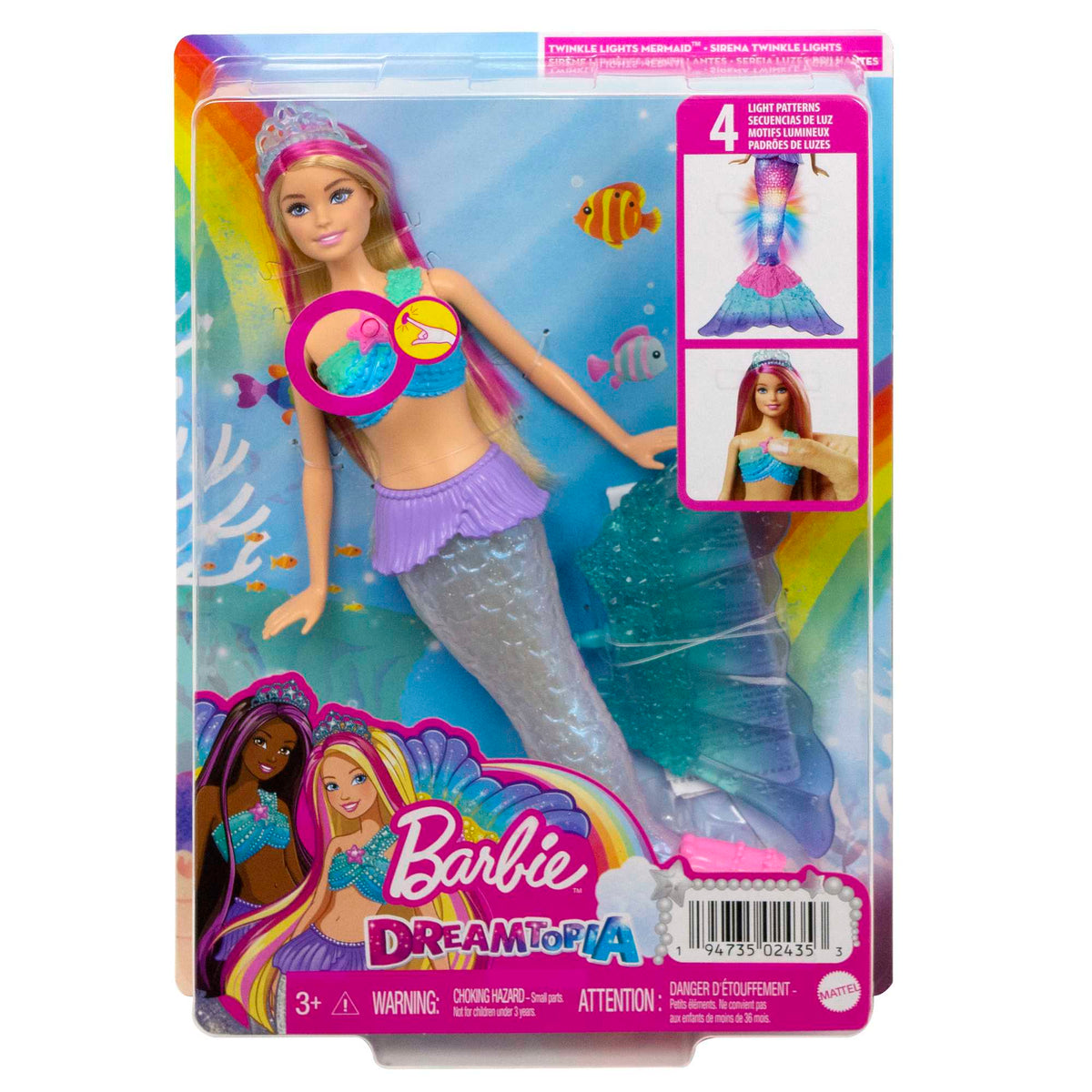 Barbie™ Işıltılı Deniz Kızı Bebek, ışıklı, 3-7 yaş